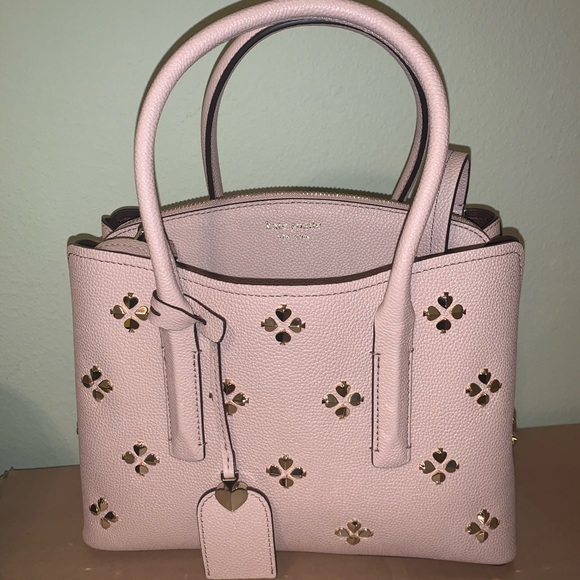 Margaux Spade stud Kate spade satchel warm vellum - Picture 2 of 8